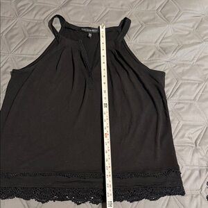 WHBM Black Sleeveless camisole Top